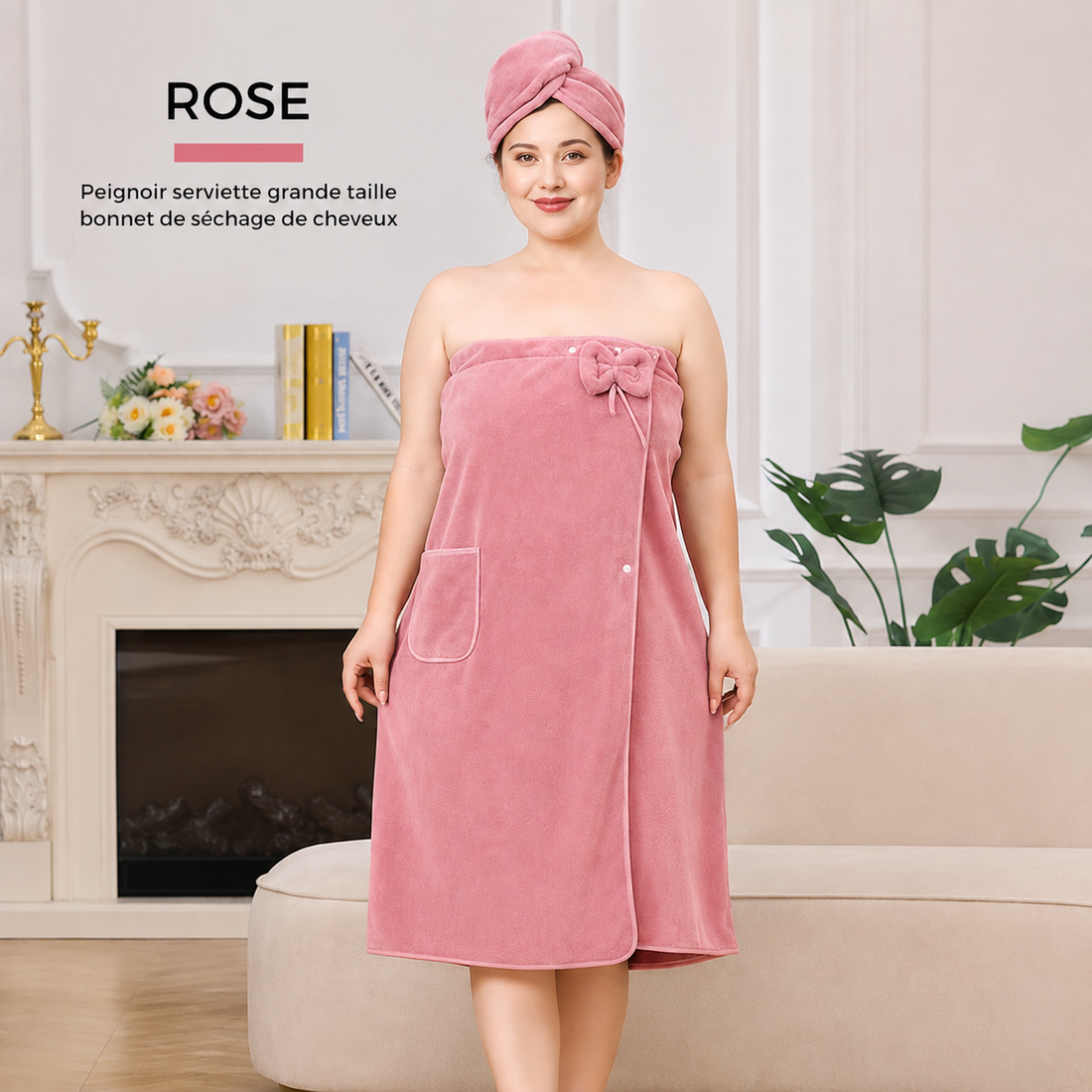 Set peignoir serviette et bonnet séchage cheveux microfibre : lequel choisir ?