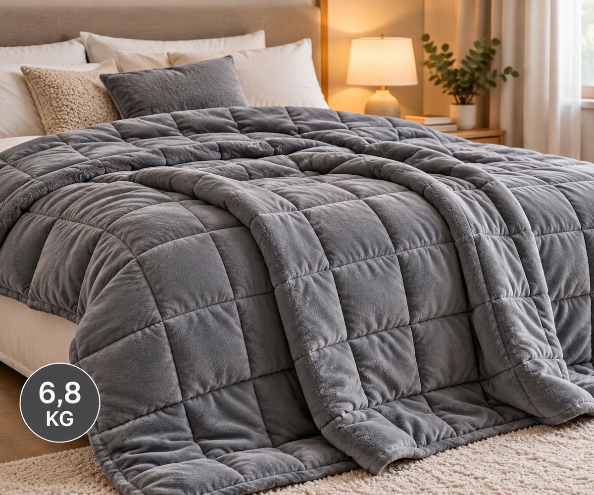 Couverture Lestée Anti-Stress 6,8kg